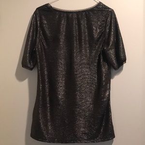 Reiss Mercy metallic jersey